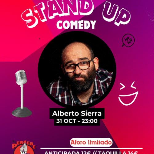 Alberto Sierra en Cafeteria Bar El Percebe Comedy