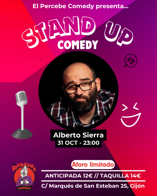 Alberto Sierra en Cafeteria Bar El Percebe Comedy