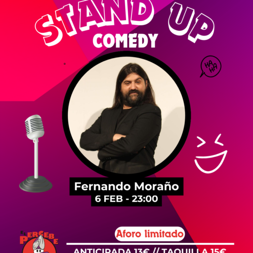 Post Fer Fernando Moraño en Cafeteria Bar El Percebe Comedy