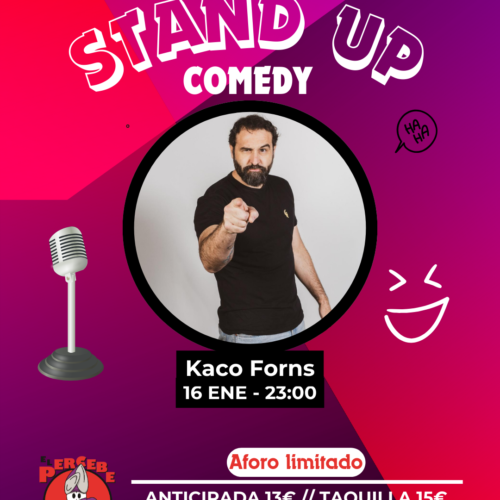 Post Kaco Kaco Forns en Cafeteria Bar El Percebe Comedy