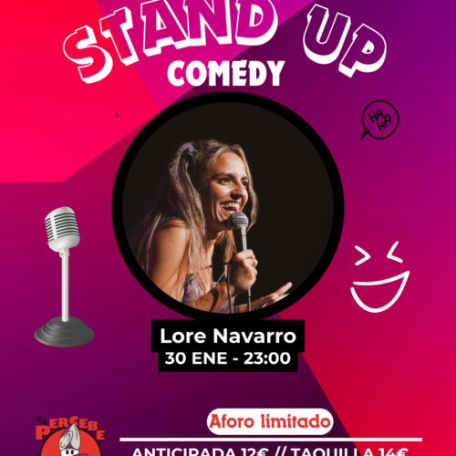 Post Lore Lore Navarro en Cafeteria Bar El Percebe Comedy