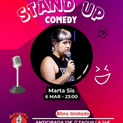 Post Marta Marta Sis en Cafeteria Bar El Percebe Comedy