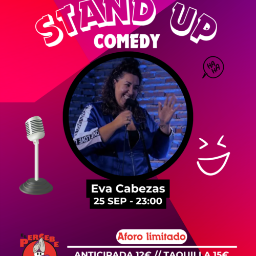 Eva Cabezas en Cafeteria Bar El Percebe Comedy