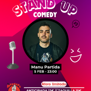 Manu Partida en Cafeteria Bar El Percebe Comedy